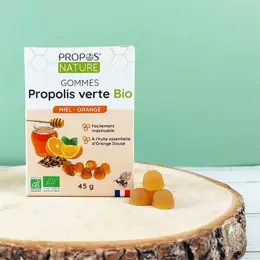 Propos' Nature Apithérapie Gomme de Propolis Miel Orange Bio 45g