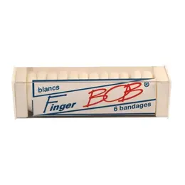 Finger Bob Bandages Standards Blancs 6