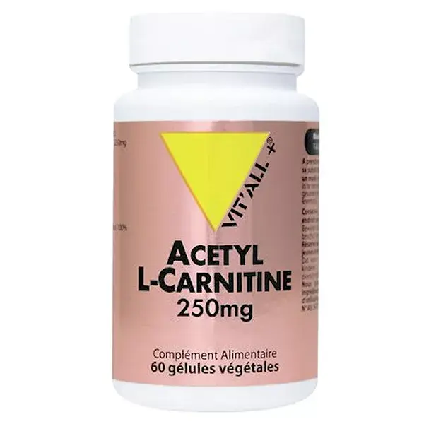 Vit'all+ Acétyl L-Carnitine 250mg 60 gélules végétales