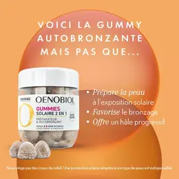 Oenobiol Solaire 2 en 1 60 gummies