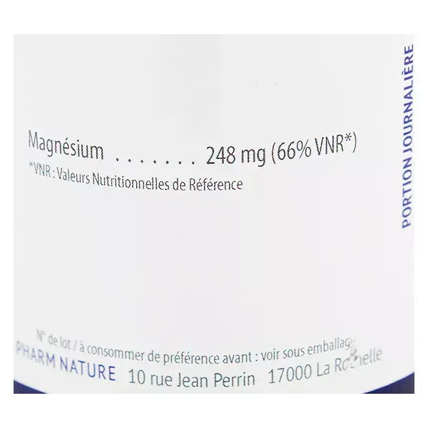 Pharm Nature Micronutrition Magnésium Bisglycinate Chélaté 60 gélules