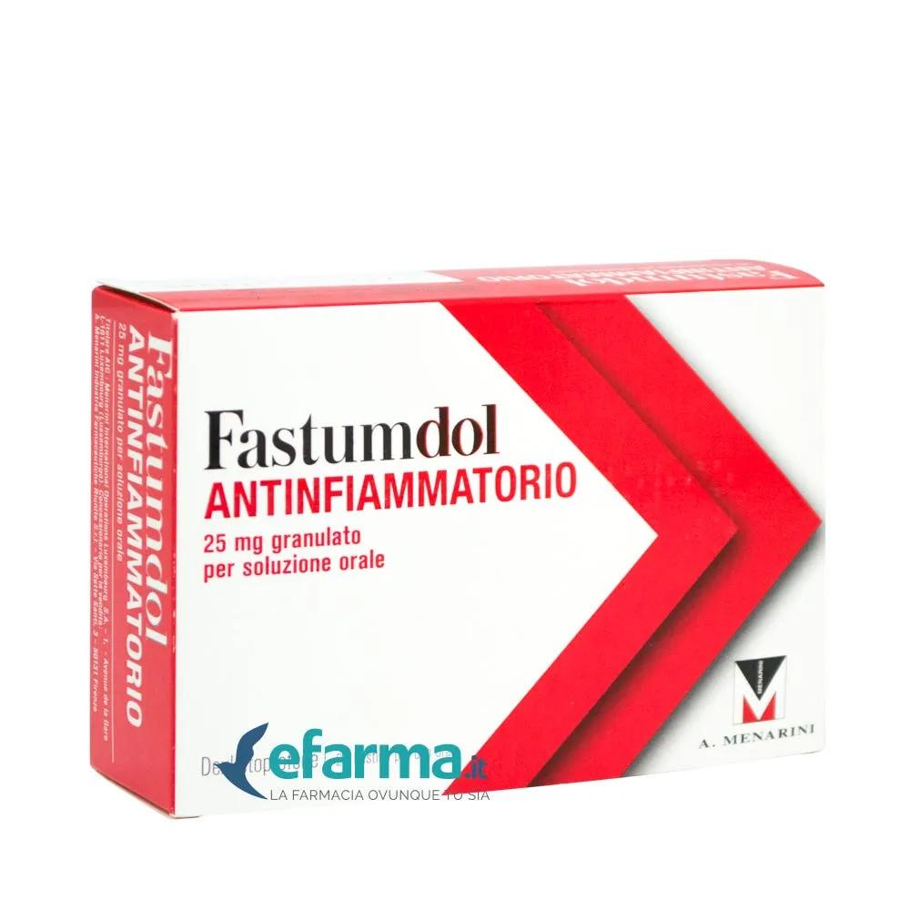 Fastumdol Antinfiammatorio 25mg Granulato per Soluzione Orale 20 Bustine