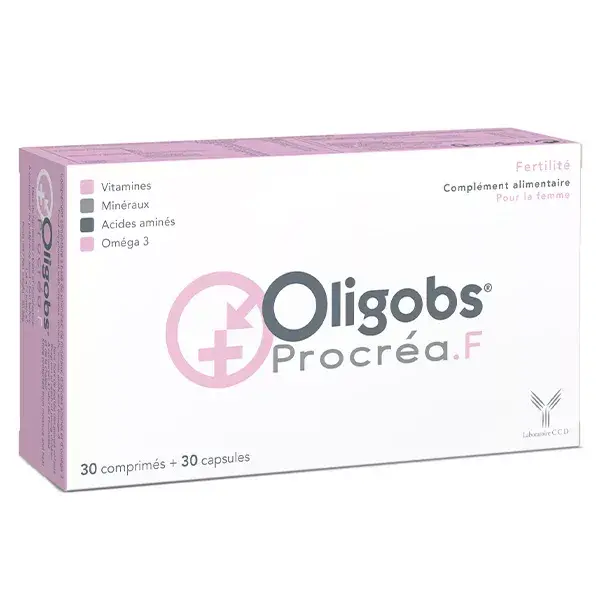 Oligobs Procrea.f 30 capsule + 30 capsule di omega 3
