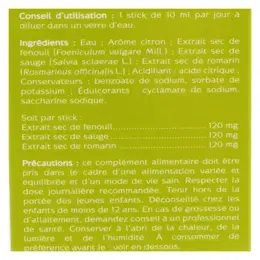 Naturactive Digestion Goût Citron 20 sticks fluides