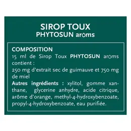 Phytosun Arôms Sirop Toux 120ml