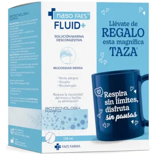 Naso faes Fluid+ Marine abschwellende Lösung 2x125ml + GESCHENK-Becher