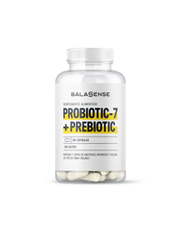 Balasense Probiotics-7 & Prebiotic Integratore Per La Flora Intestinale 90 Capsule