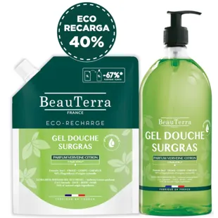 Beauterra Verbena-Lemon Shower Gel 1 Liter + Refill