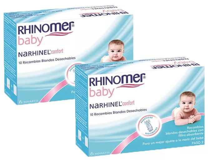 Rhinomer Baby Narhinel Confort 20 Recambios Blandos Desechables