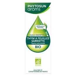 Phytosun Arôms Huile Essentielle Thym à Feuilles Sarriette Bio 10ml