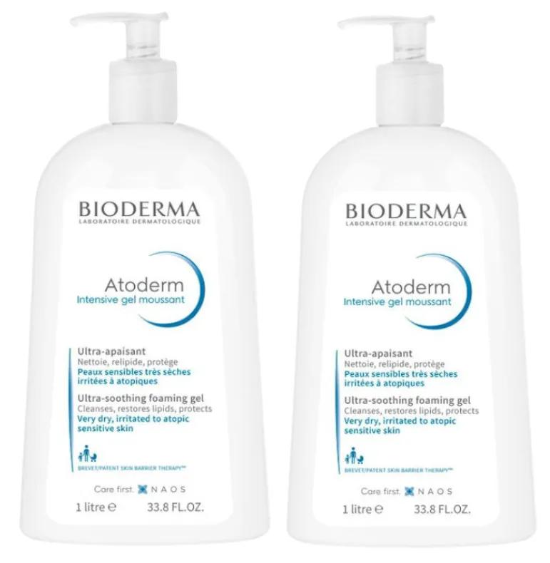 Bioderma Atoderm Gel Moussant 2x1 Litro