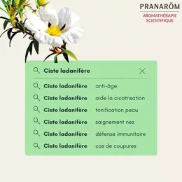 Pranarom Huile Essentielle Bio Ciste Ladanifère 5ml