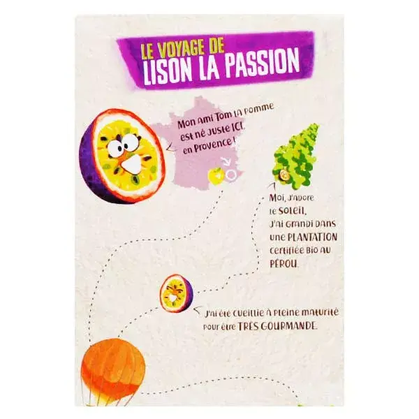 Vitabio Cool Fruits Pomme Passion Bio 12 x 90g