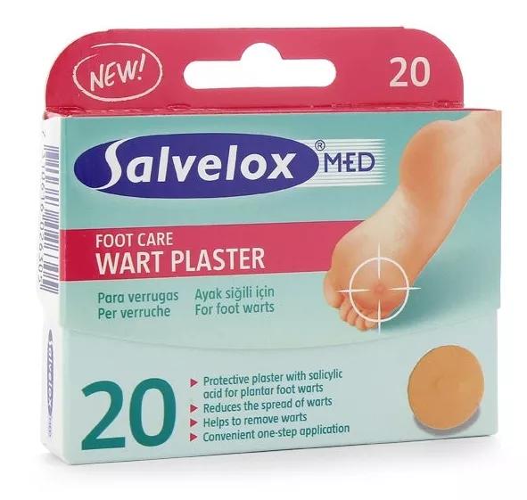 Salvelox Pansement Pour Verrues 20 Unités