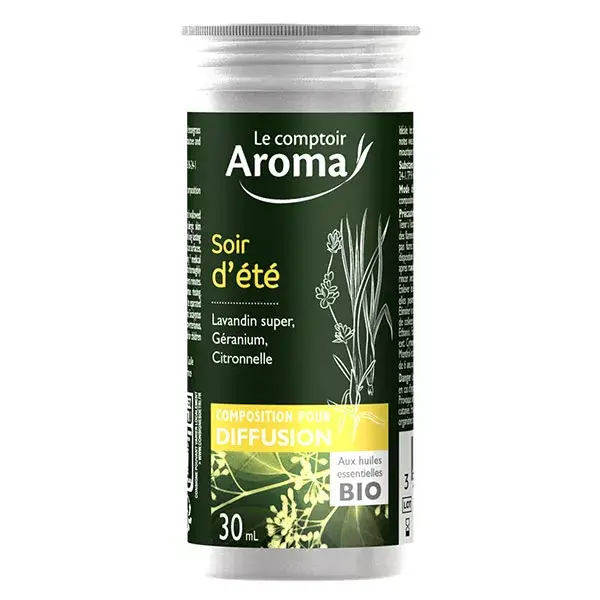 Le Comptoir Aroma Diffusion Organic Summer Evening  30ml