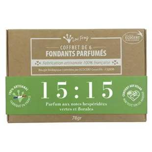 Lov'FROG Scented Meltdown Gift Set Fragranza per ambienti 15:15 Agrumi Verdi Floreali Biologici 6 unità