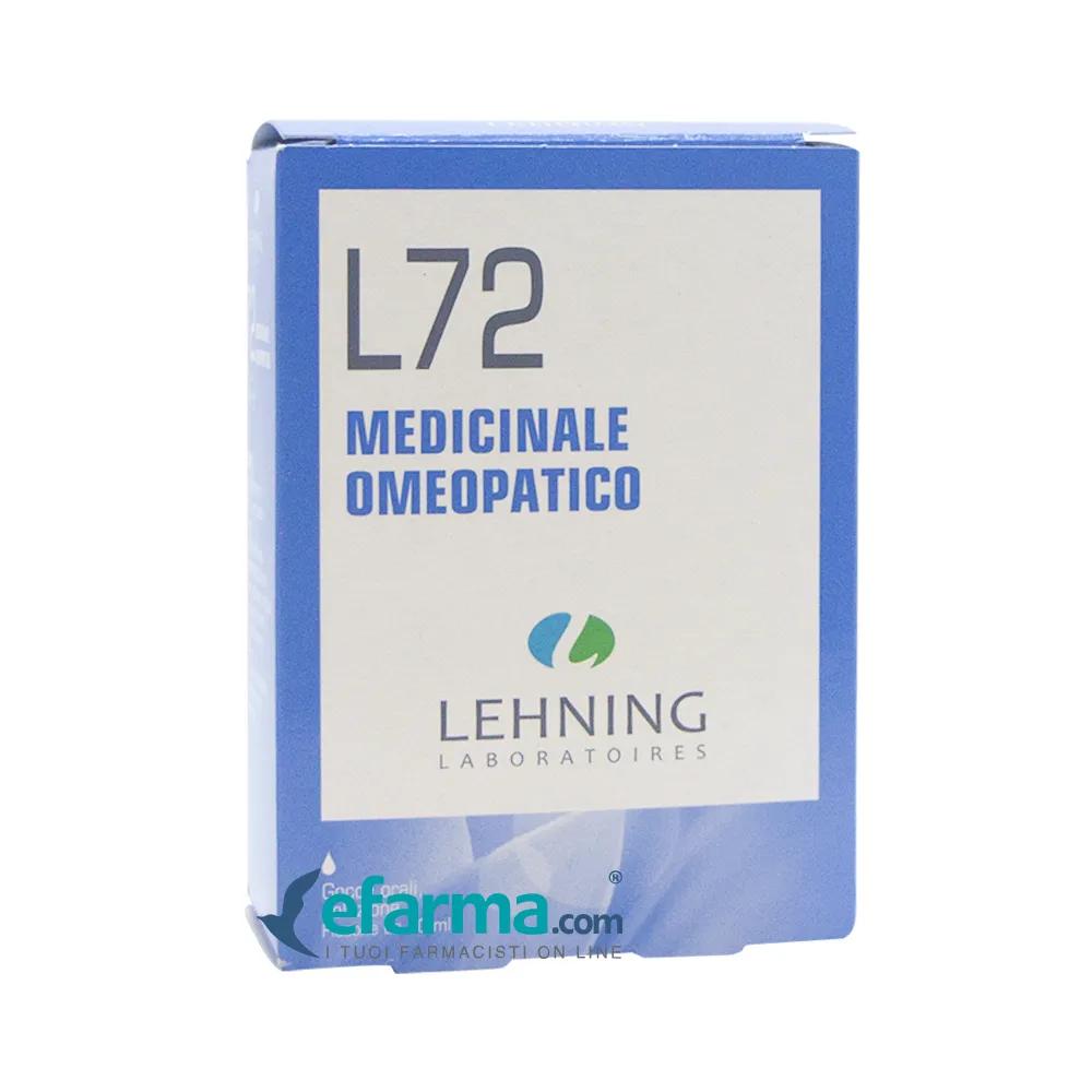 Lehning L72 Gocce Medicinale Omeopatico 30 ml