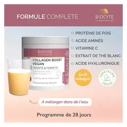 Biocyte Collagen Boost Vegan Anti-Âge Goût Mangue 280g