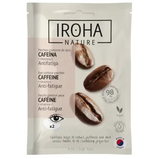 Iroha Nature Anti-Fatigue Eye Patches with Caffeine, 1 Pair
