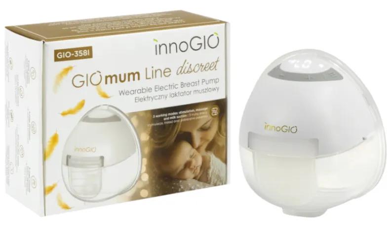 InnoGIO GIOmum Line Diskrete tragbare elektrische Milchpumpe