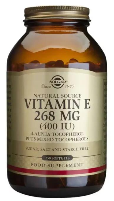 Solgar vitamin E 400 IU 250 c 268 mg