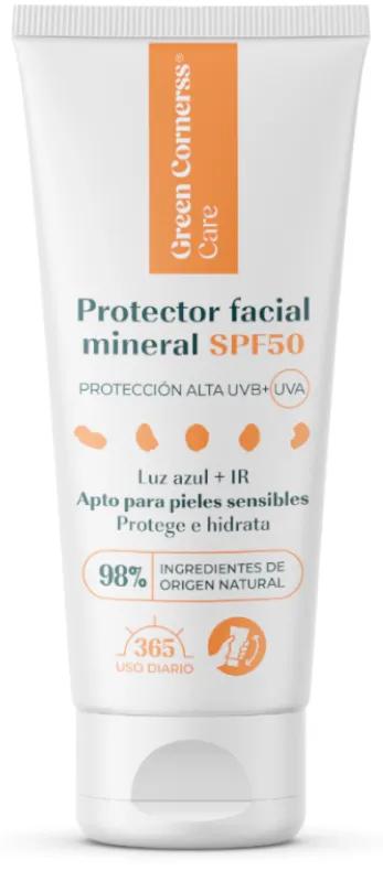 Green Cornerss Care Mineralischer Gesichtsschutz LSF 50, 50 ml
