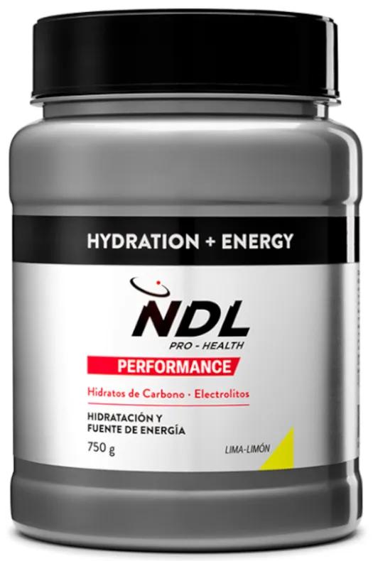 NDL Pro-Health Hydration and Energy Limette-Zitrone 750 gr