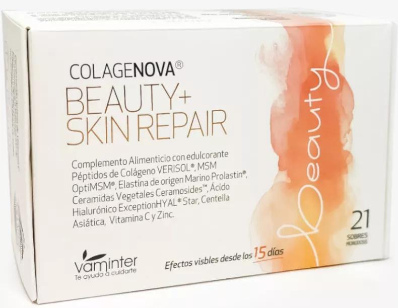 Vaminter Colagenova Beauty+Skin Repair 21 enveloppen voor eenmalig gebruik