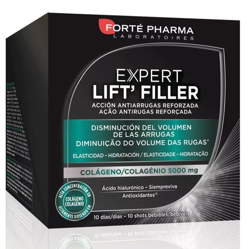 Forté Pharma Colágeno 5000mg Expert Lift Filler 10 Shots Bebibles