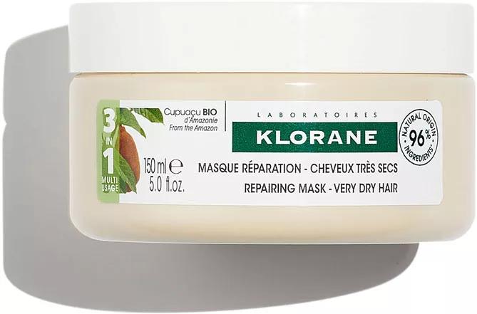 Klorane Mascarilla 3 en 1 Manteca de Cupuaçu 150 ml