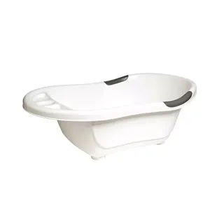 dBb Remond Vaschetta da Bagno con Tappo per lo Scarico e Impugnatura Bianca