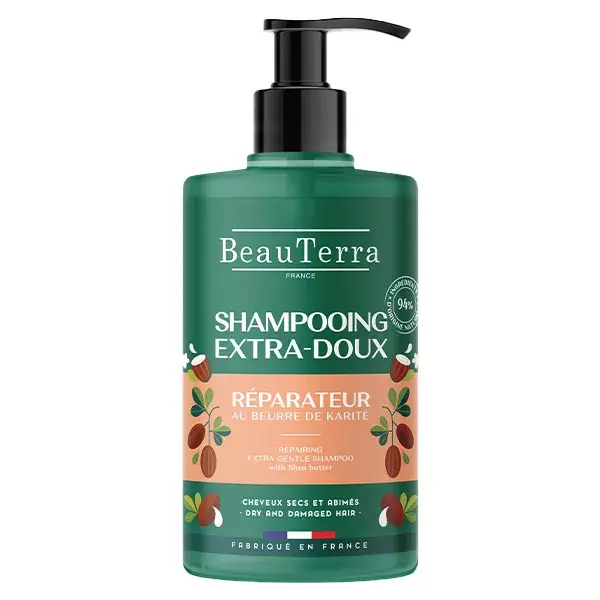 Beauterra Shampoing Extra Doux Réparateur 750ml