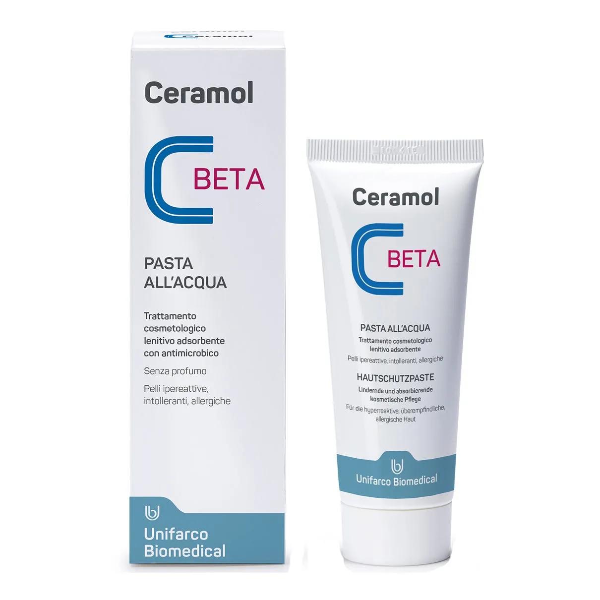 Ceramol Beta Pasta all'Acqua Trattamento Lenitivo e Assorbente 75 ml