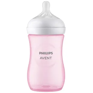 Philips Avent Biberão Natural Response +1m 260 ml Rosa