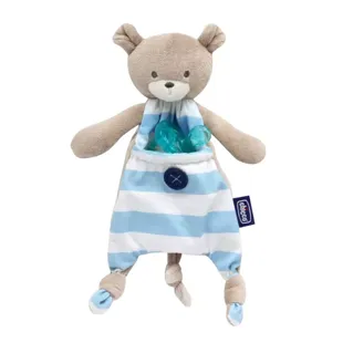 Chicco Attache-sucette Doudou Pocket Friend Bleu