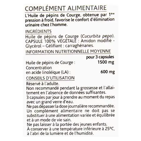Arkopharma Arkogélules Aceite de Semillas de Calabaza Bio 60 comprimidos