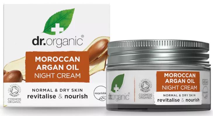 Dr. Organic Crema Noche Aceite Argán Marroquí 50 ml