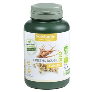 Nat & Form Bio Ginseng Rosso Integratore Alimentare 200 capsule vegetali