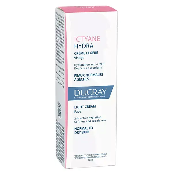 Ducray Ictyane Light Moisturising Face Cream 40ml 