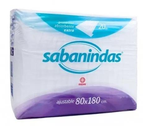 Indas Sabanindas Ajustable 80x180 20 uds