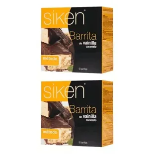 Siken Barras de Caramelo Baunilha 2x5 unidades