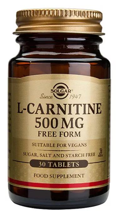 Solgar L-Carnitina 500 mg 30 Comprimidos