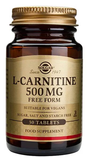 Solgar L-carnitine 500 mg 30 comprimés