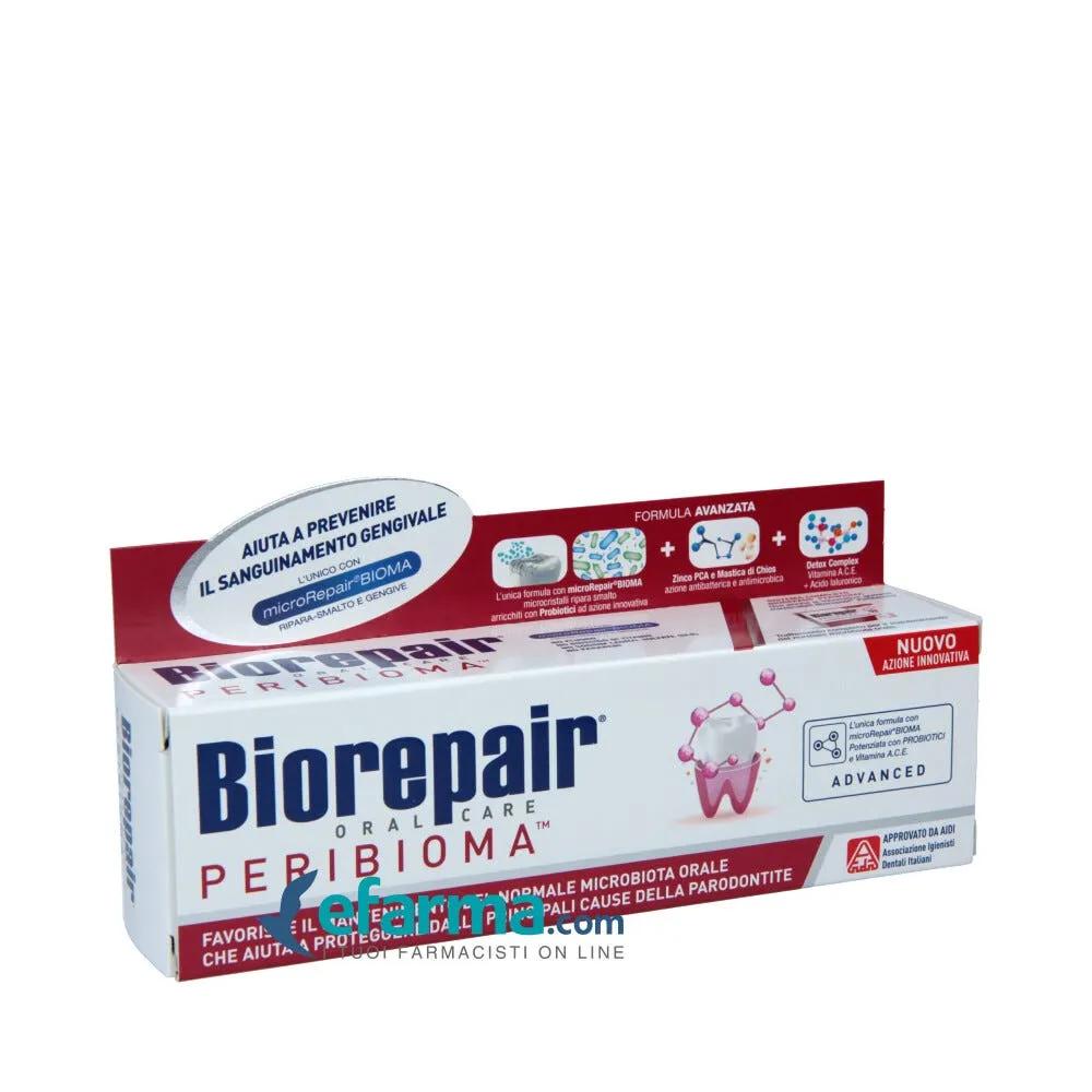 Biorepair Peribioma Dentifricio con Probiotici e Vitamine 75 ml