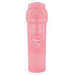 Twistshake Biberon Anti-Colique Rose Pastel +4m 330ml