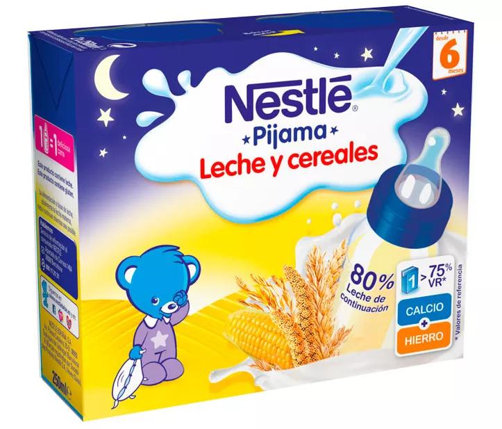 Nestle Vloeibare Pap 8 Granen 2x250ml 6m +