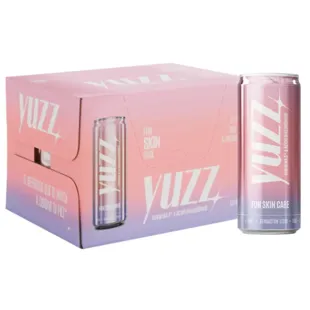 Yuzz Refreshing Drink with Vitamin C and Hyaluronic Acid 12x33 cl