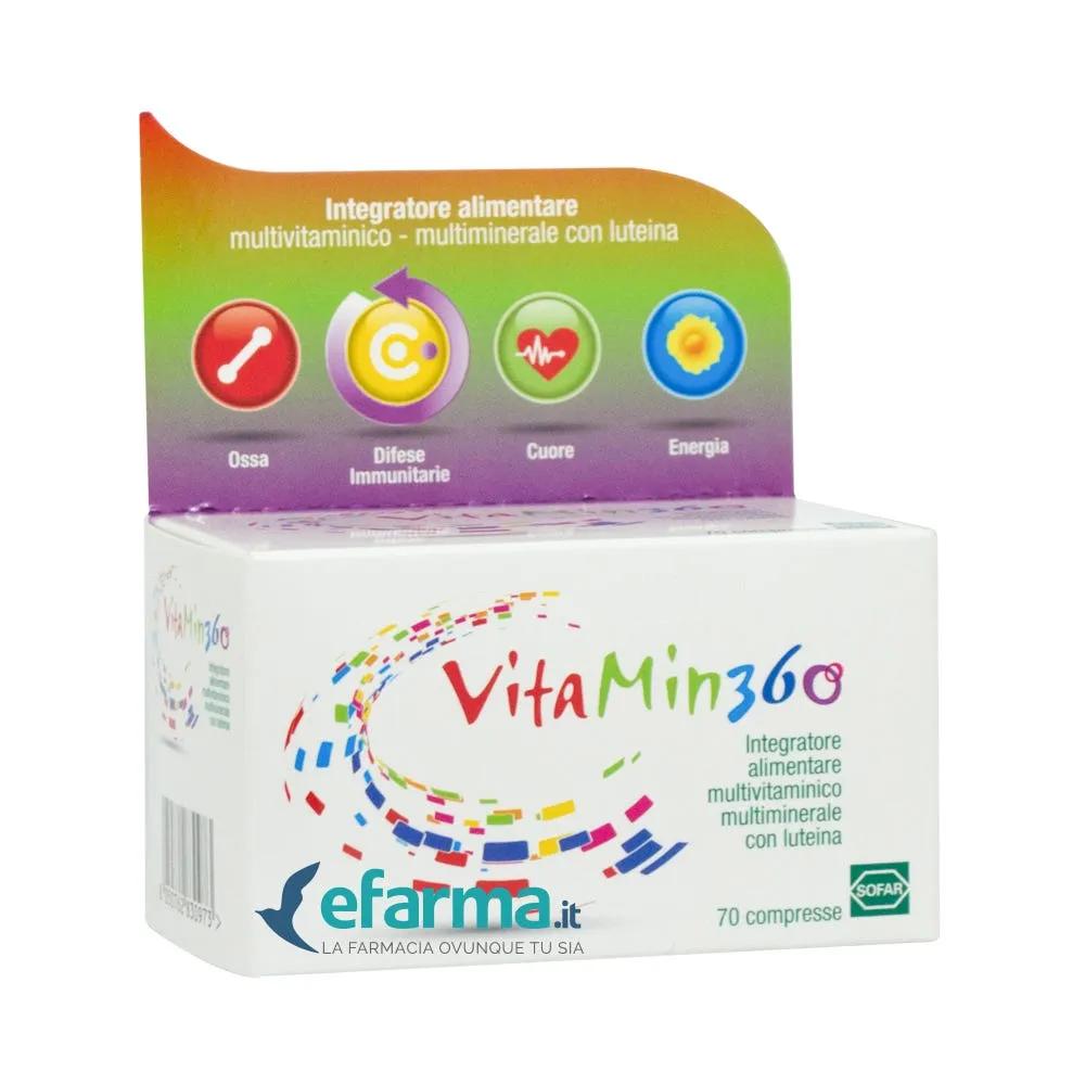 Vitamin 360 Integratore Multivitaminico Multiminerale 70 Compresse