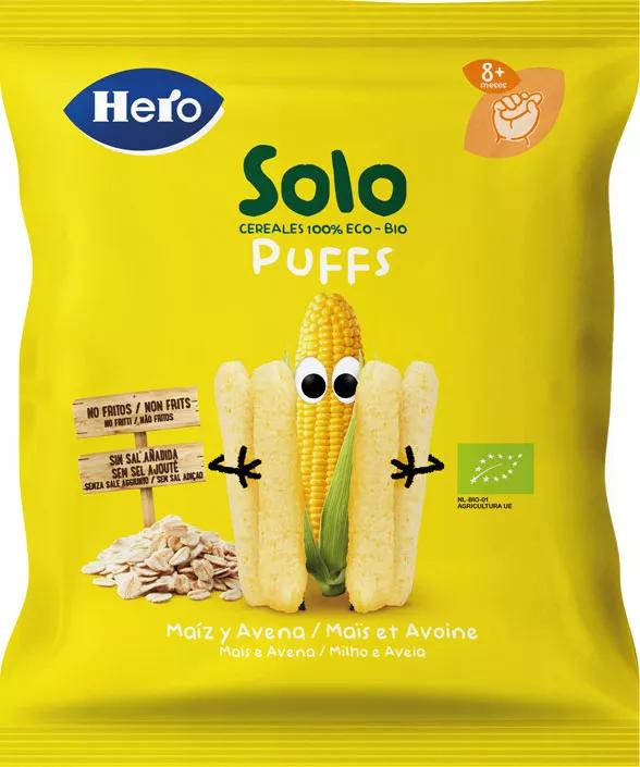 Hero Solo Snack de Maiz e Avem a Ecológica +8m 25 gr