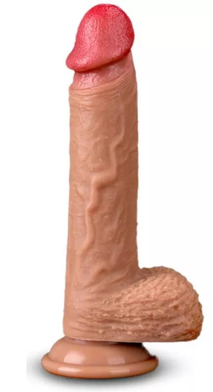 King Dildo met zuignap Ultrarealistische siliconen 100% Nezend